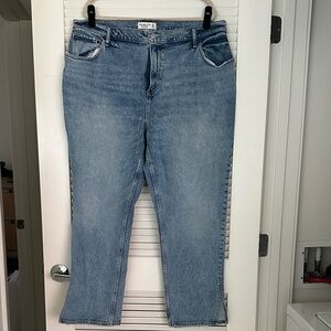Abercrombie & Fitch Light Blue Straight Leg Jeans